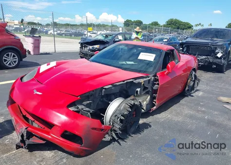 2006 Chevrolet Corvette z USA, uszkodzony, nr VIN 1G1YY25U865125433